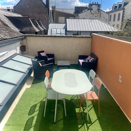 Charmant Appartement Avec Terrasse Entre Centre-Ville Et Plages De กงการ์โน ภายนอก รูปภาพ